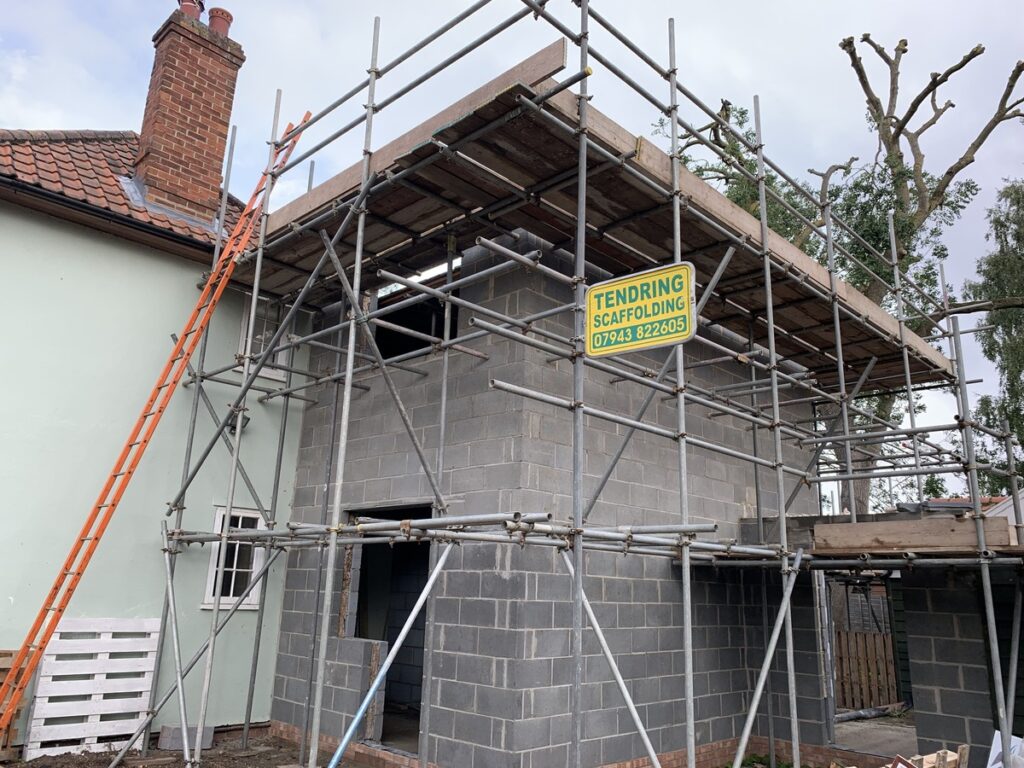 Extension exterior progress