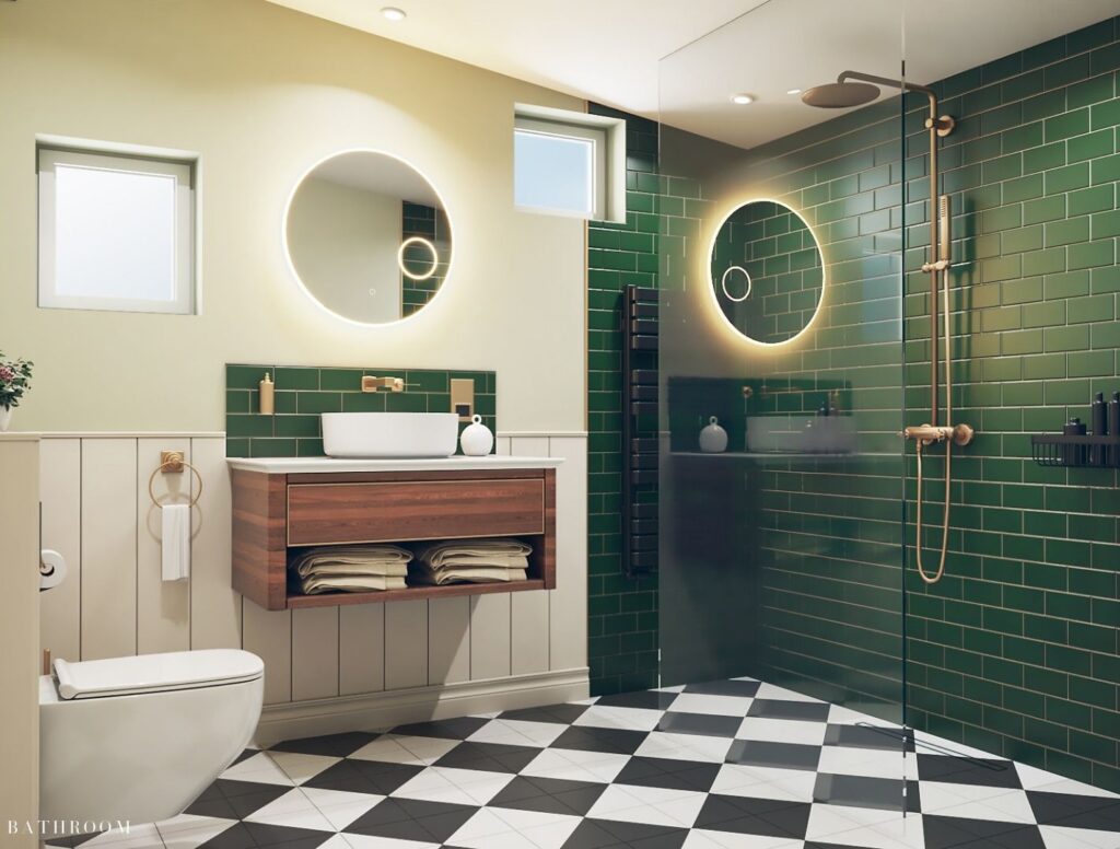 Ensuite for the barn conversion accommodation