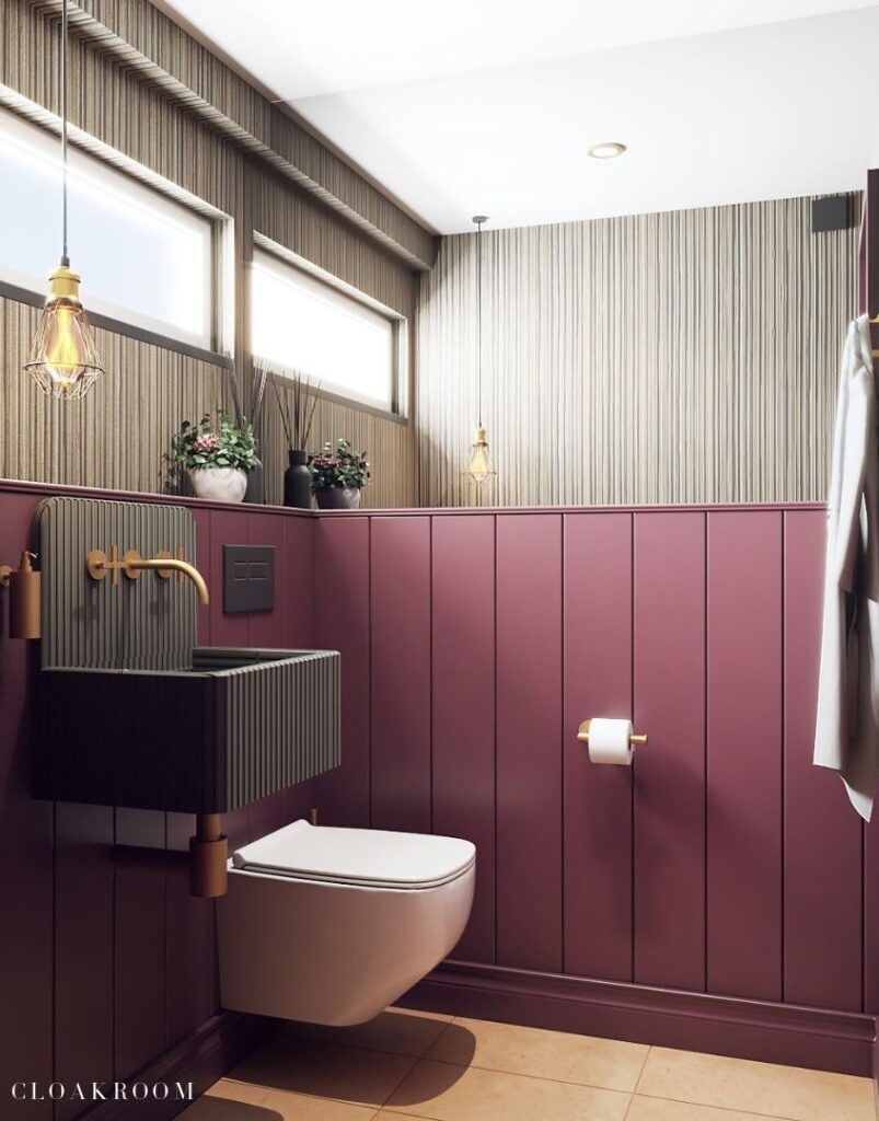 Cloakroom toilet