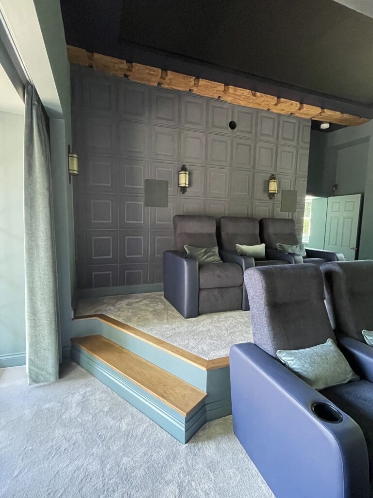 Home cinema room seating